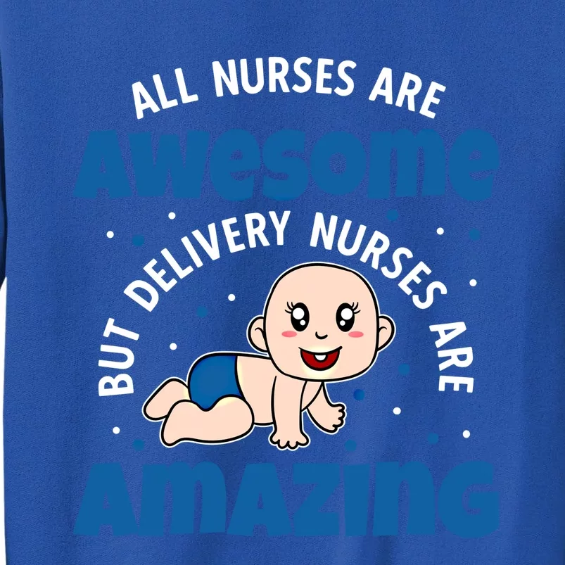 All Nurses Are Awesome But Delivery Nurses Are Amazing Gift Sweatshirt