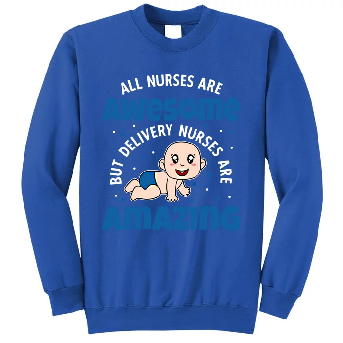 All Nurses Are Awesome But Delivery Nurses Are Amazing Gift Sweatshirt