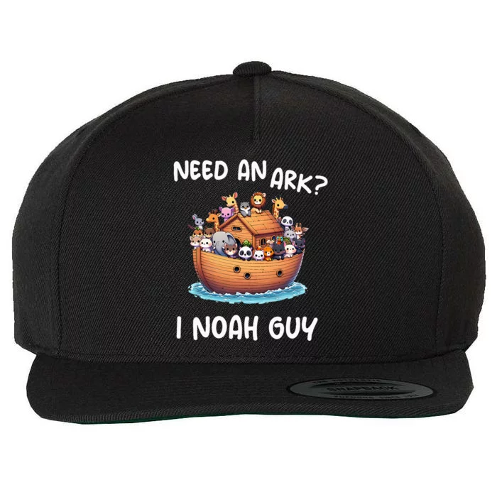 Anime Need An Ark I Noah Guy Christian Funny Gifts Animal Wool Snapback Cap