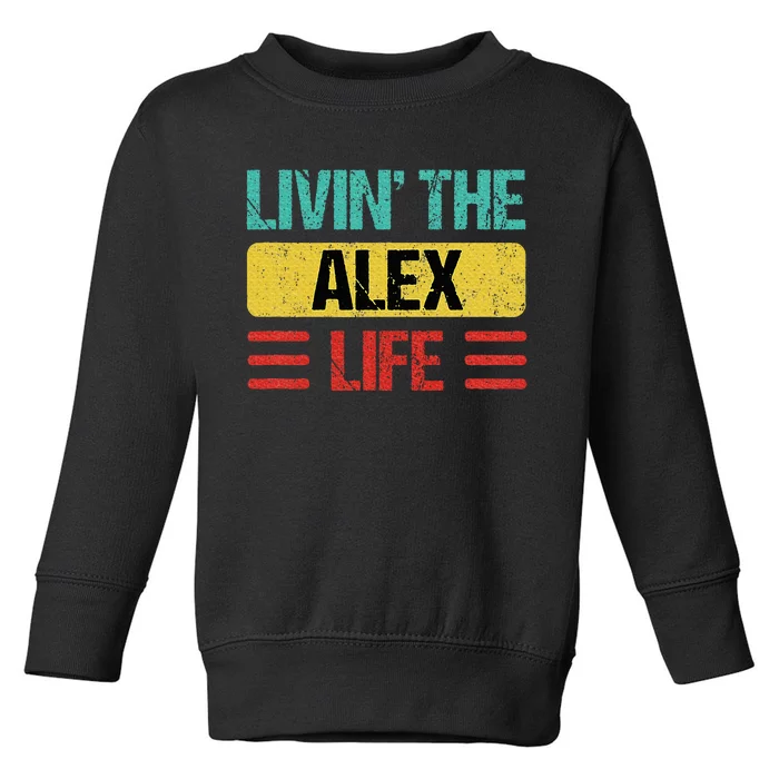 Alex Name Toddler Sweatshirt