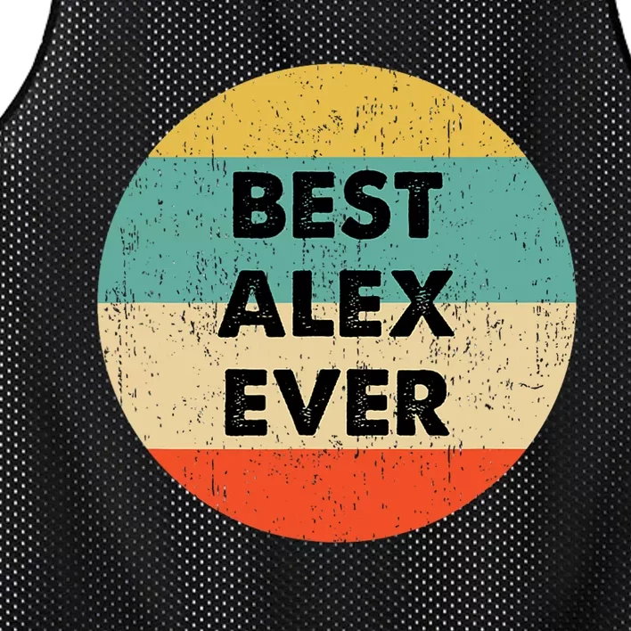 Alex Name Mesh Reversible Basketball Jersey Tank