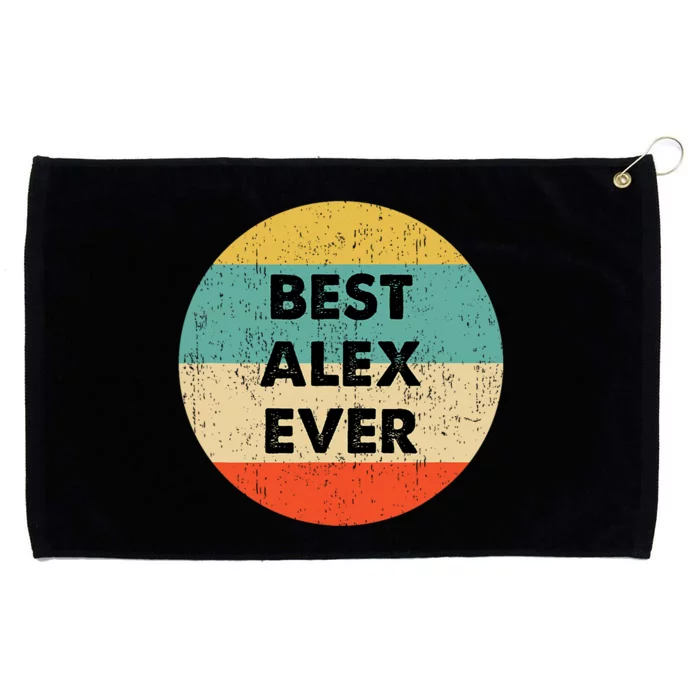 Alex Name Grommeted Golf Towel