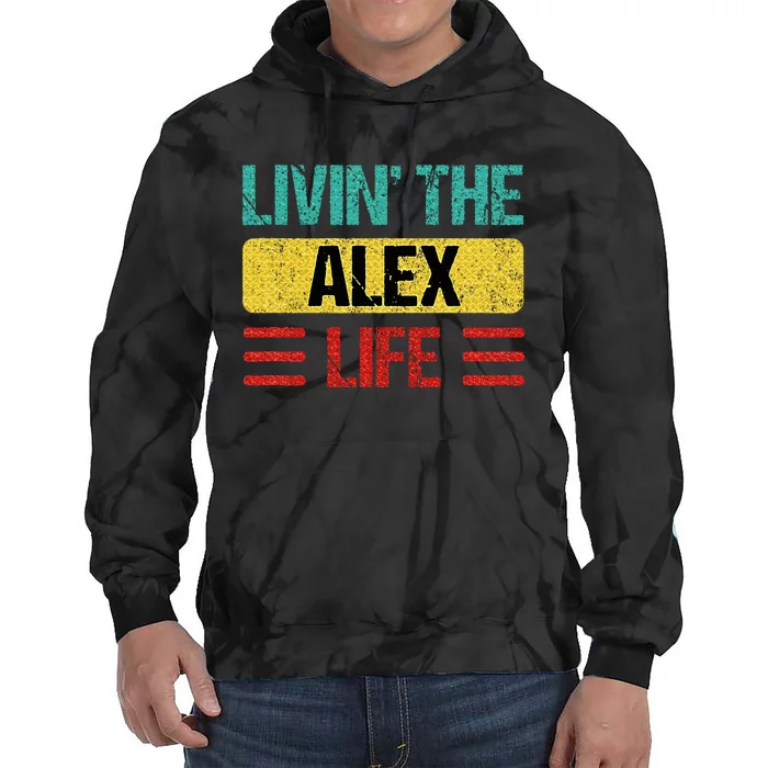 Alex Name Tie Dye Hoodie