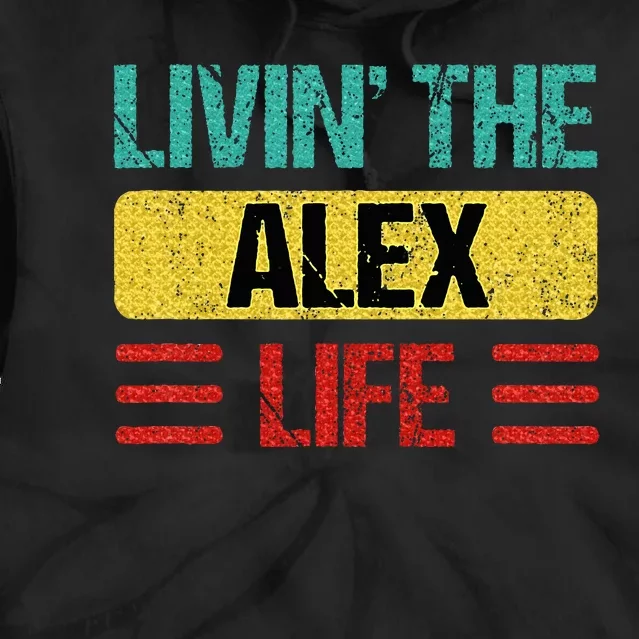 Alex Name Tie Dye Hoodie