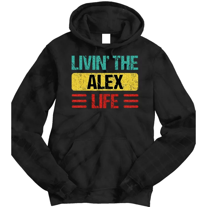 Alex Name Tie Dye Hoodie