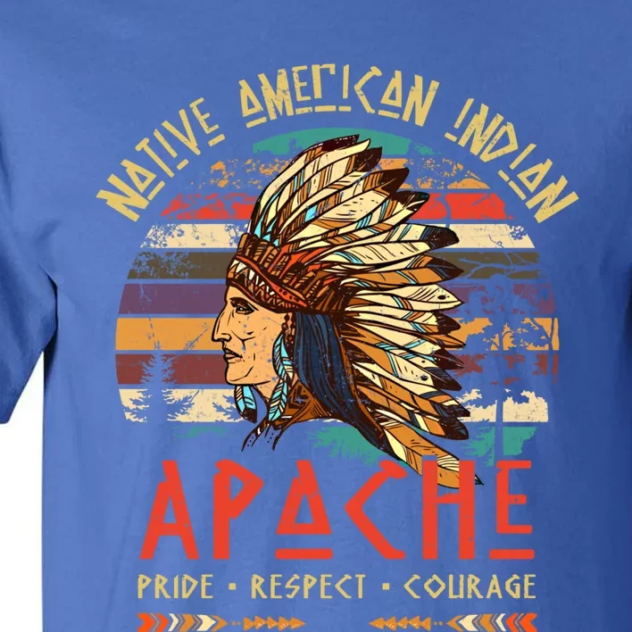 Apache Native American Indian Pride Indigenous Tribe Gift Tall T-Shirt