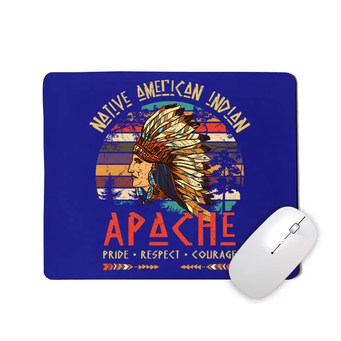 Apache Native American Indian Pride Indigenous Tribe Gift Mousepad