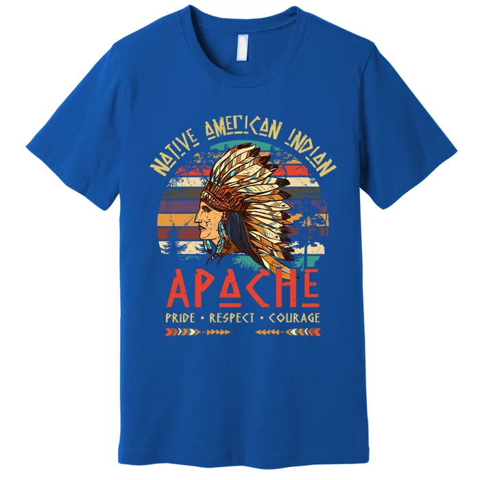 Apache Native American Indian Pride Indigenous Tribe Gift Premium T-Shirt