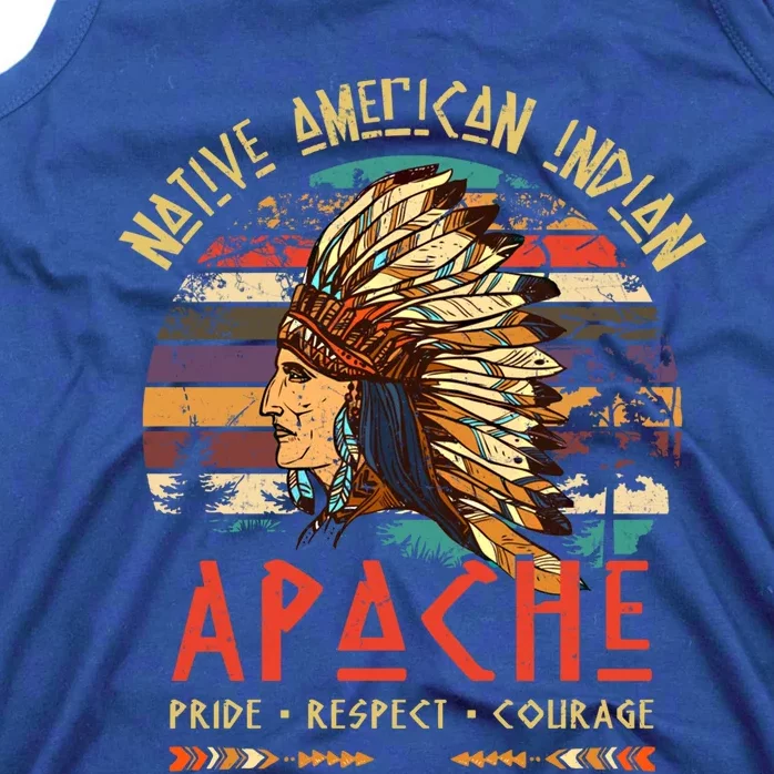 Apache Native American Indian Pride Indigenous Tribe Gift Tank Top