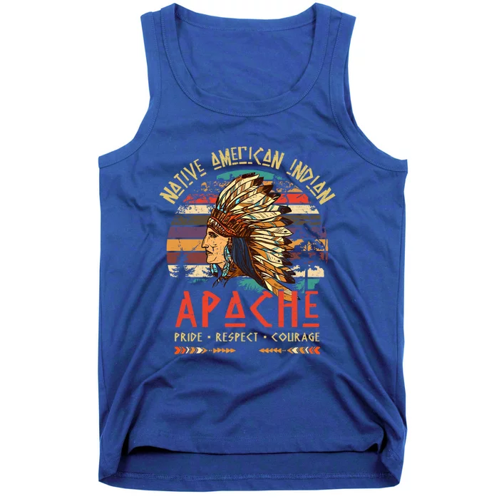 Apache Native American Indian Pride Indigenous Tribe Gift Tank Top