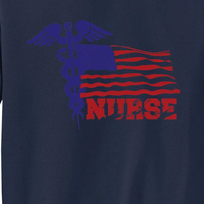 American Nurse Tall Sweatshirt