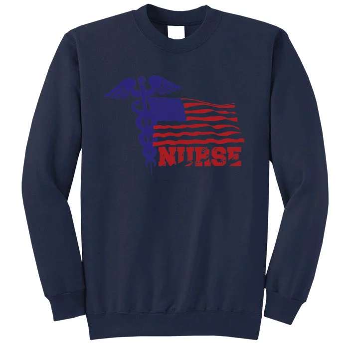 American Nurse Tall Sweatshirt