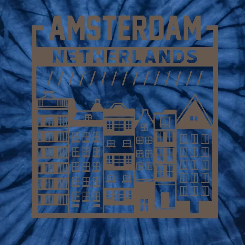 Amsterdam Netherlands Tie-Dye T-Shirt