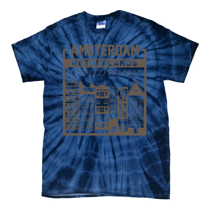 Amsterdam Netherlands Tie-Dye T-Shirt