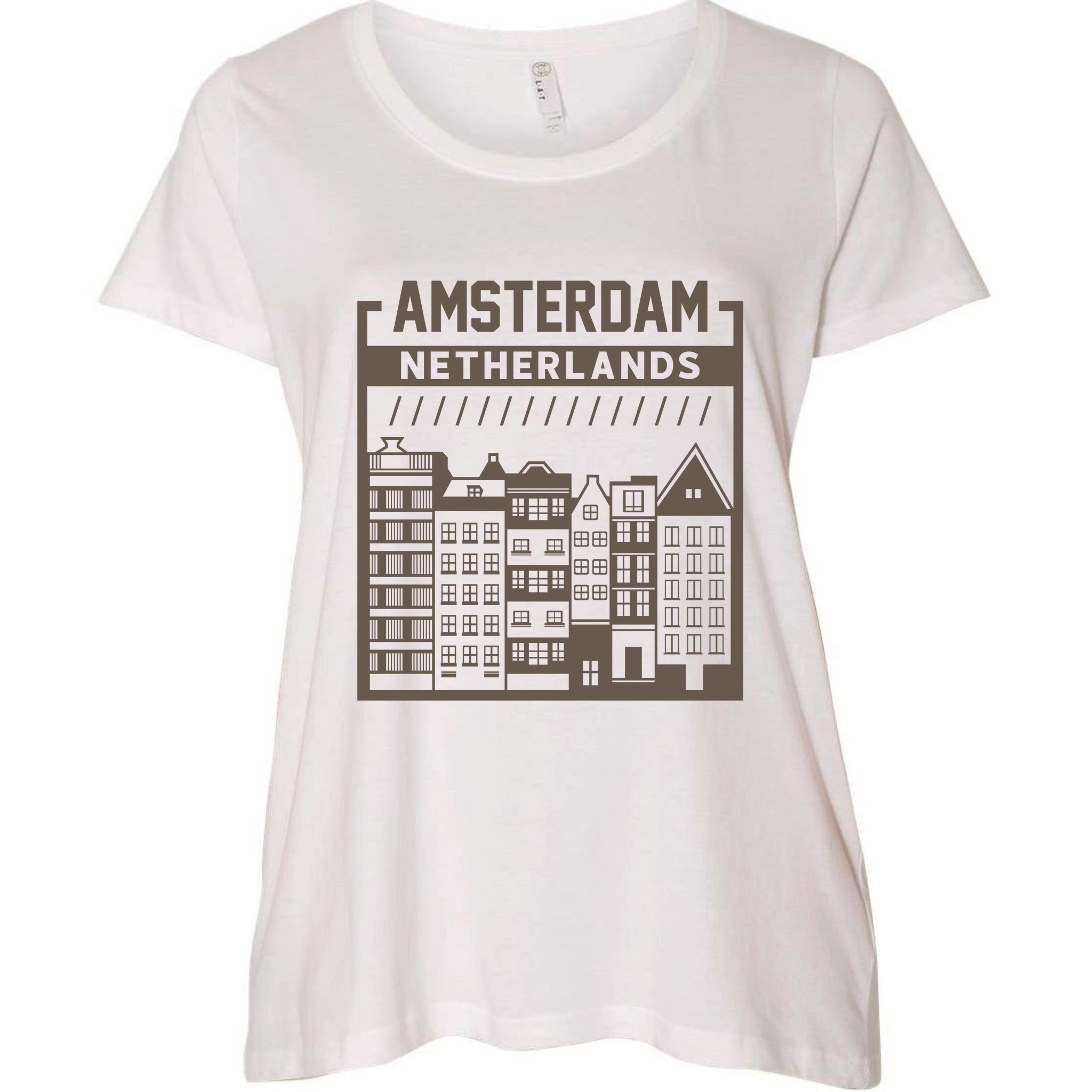 Amsterdam Netherlands Women's Plus Size T-Shirt |