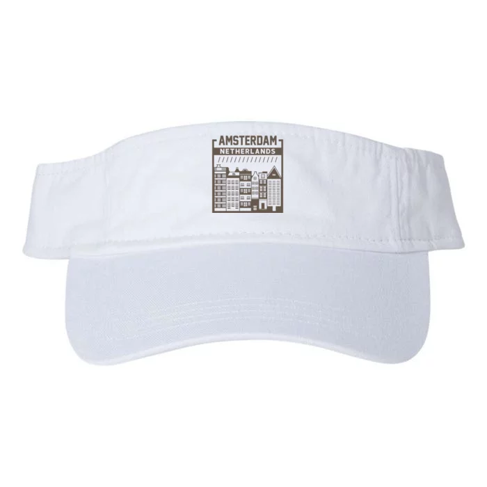 Amsterdam Netherlands Valucap Bio-Washed Visor