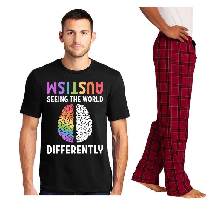 Autism Neurodiversity Autism Seeing The World Differently Meaningful Gift Pajama Set