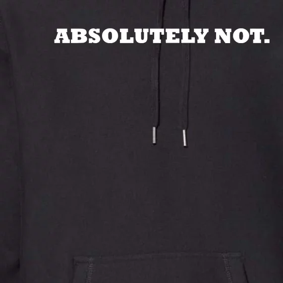 Absolutely Not Premium Hoodie