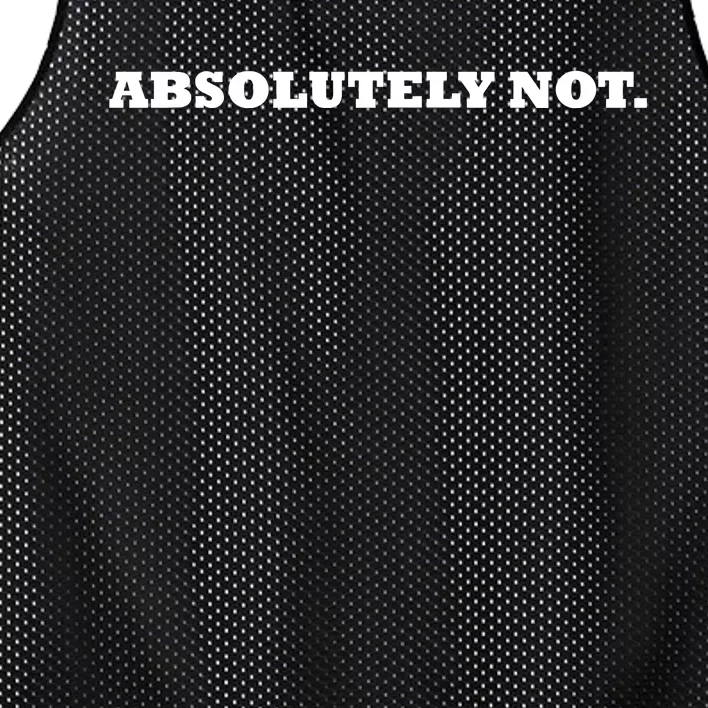 Absolutely Not Mesh Reversible Basketball Jersey Tank