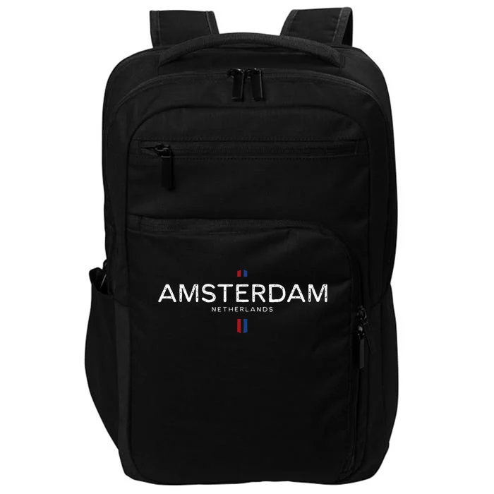 Amsterdam Netherlands Impact Tech Backpack