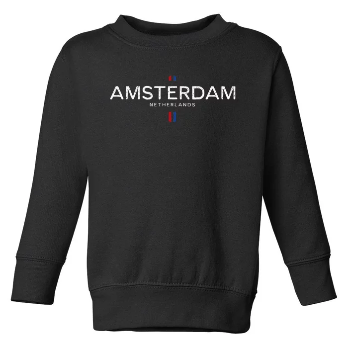 Amsterdam Netherlands Toddler Sweatshirt