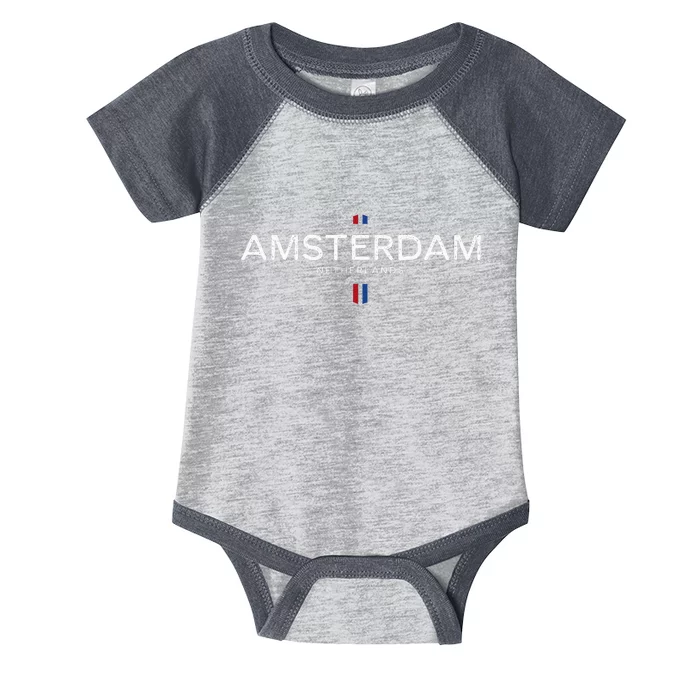 Amsterdam Netherlands Infant Baby Jersey Bodysuit