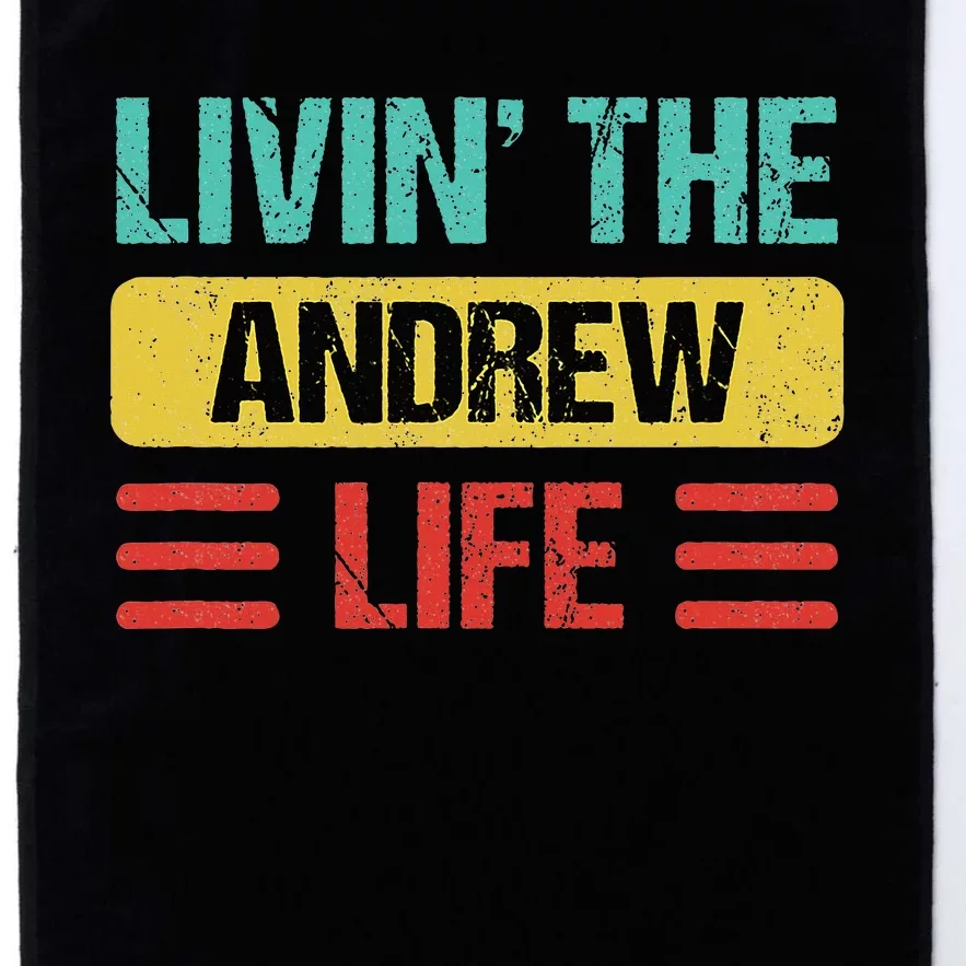 Andrew Name Platinum Collection Golf Towel