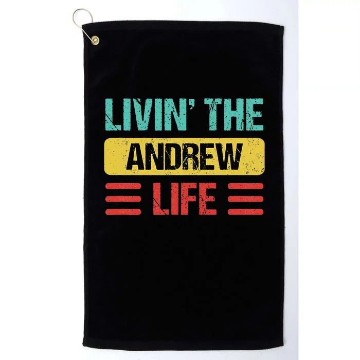 Andrew Name Platinum Collection Golf Towel