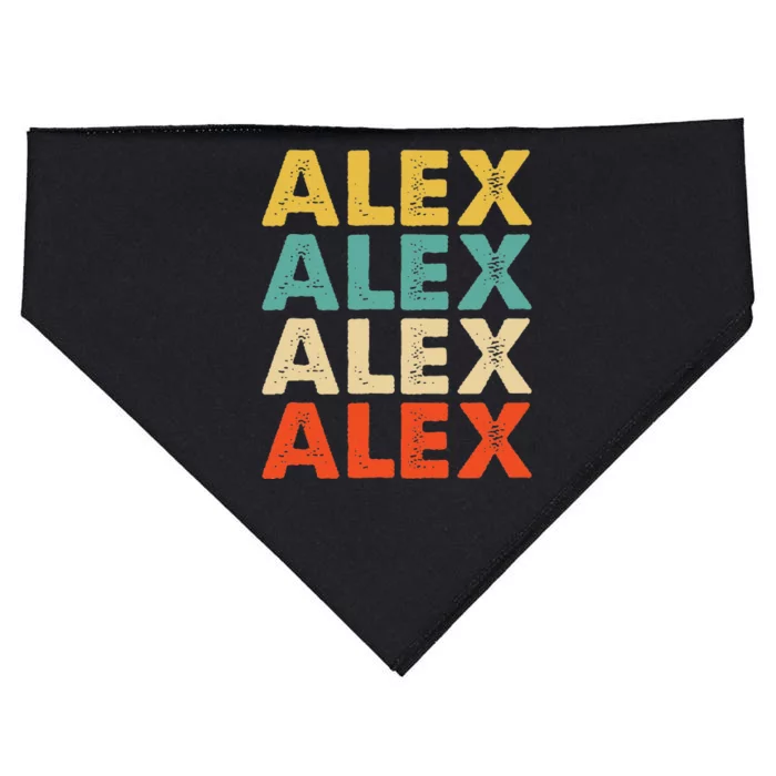 Alex Name USA-Made Doggie Bandana