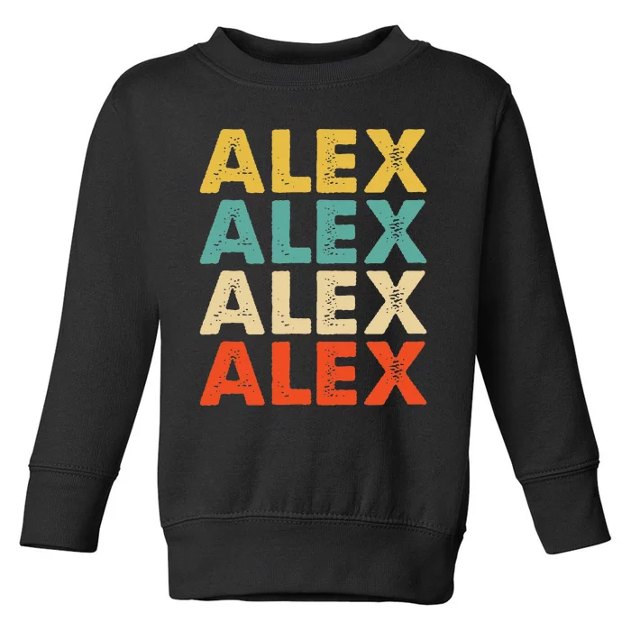 Alex Name Toddler Sweatshirt