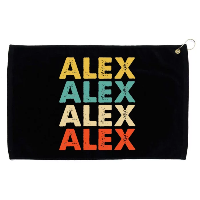 Alex Name Grommeted Golf Towel