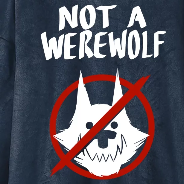 ATW Not A Werewolf Hooded Wearable Blanket