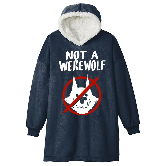 ATW Not A Werewolf Hooded Wearable Blanket