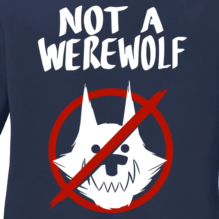 ATW Not A Werewolf Ladies Long Sleeve Shirt