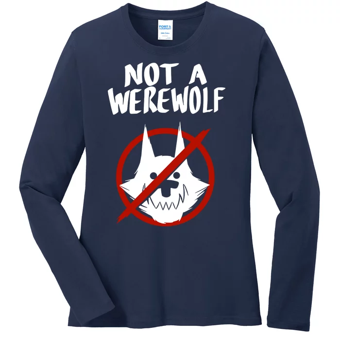 ATW Not A Werewolf Ladies Long Sleeve Shirt