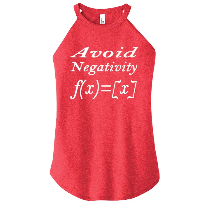 Avoid Negativity Women’s Perfect Tri Rocker Tank