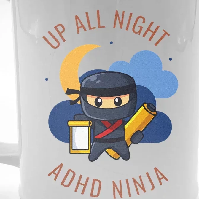 Adhd Ninja Front & Back Beer Stein