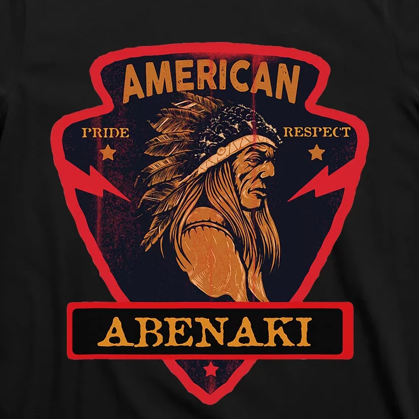 Abenaki Native American Indian Pride Respect Arrow T-Shirt