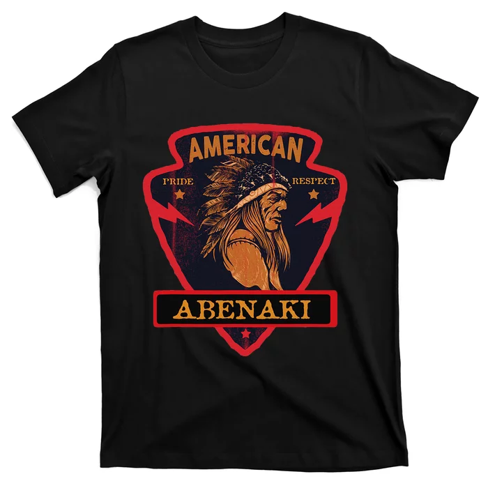 Abenaki Native American Indian Pride Respect Arrow T-Shirt