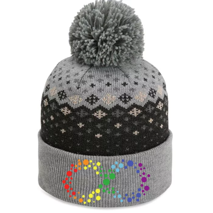 Autism Neurodiversity Awareness Symbol The Baniff Cuffed Pom Beanie