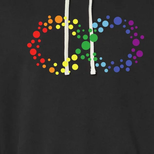 Autism Neurodiversity Awareness Symbol Garment-Dyed Fleece Hoodie