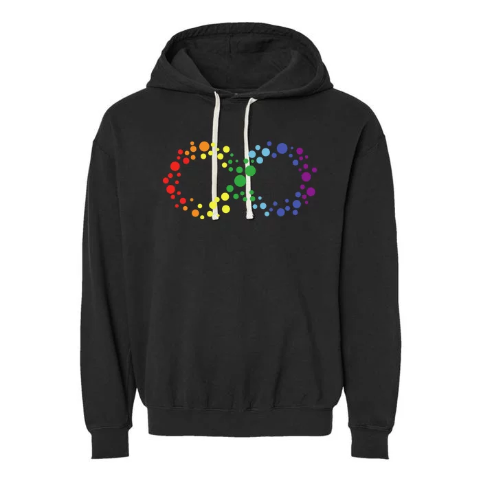 Autism Neurodiversity Awareness Symbol Garment-Dyed Fleece Hoodie