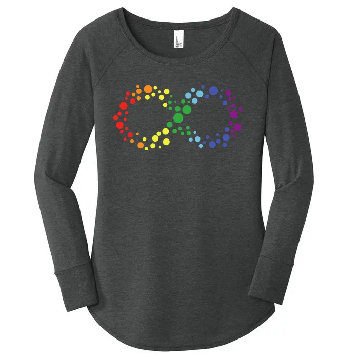 Autism Neurodiversity Awareness Symbol Women's Perfect Tri Tunic Long Sleeve Shirt