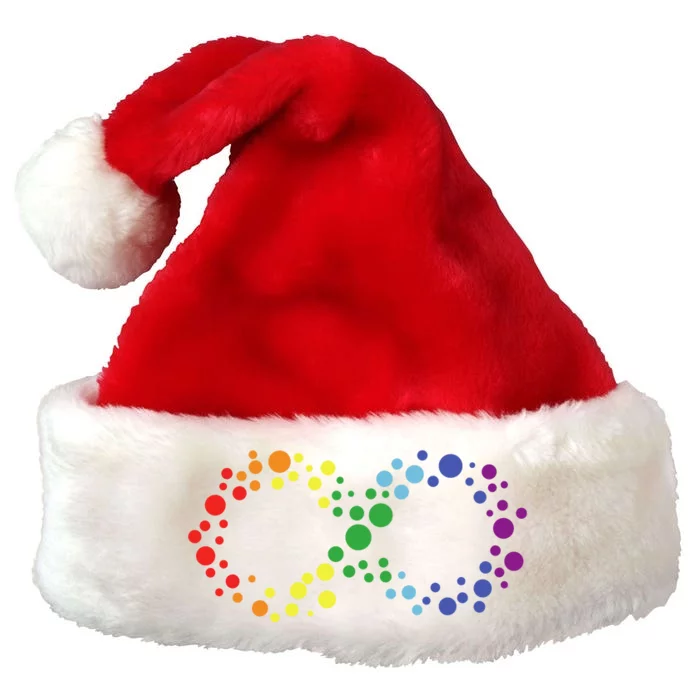 Autism Neurodiversity Awareness Symbol Premium Christmas Santa Hat