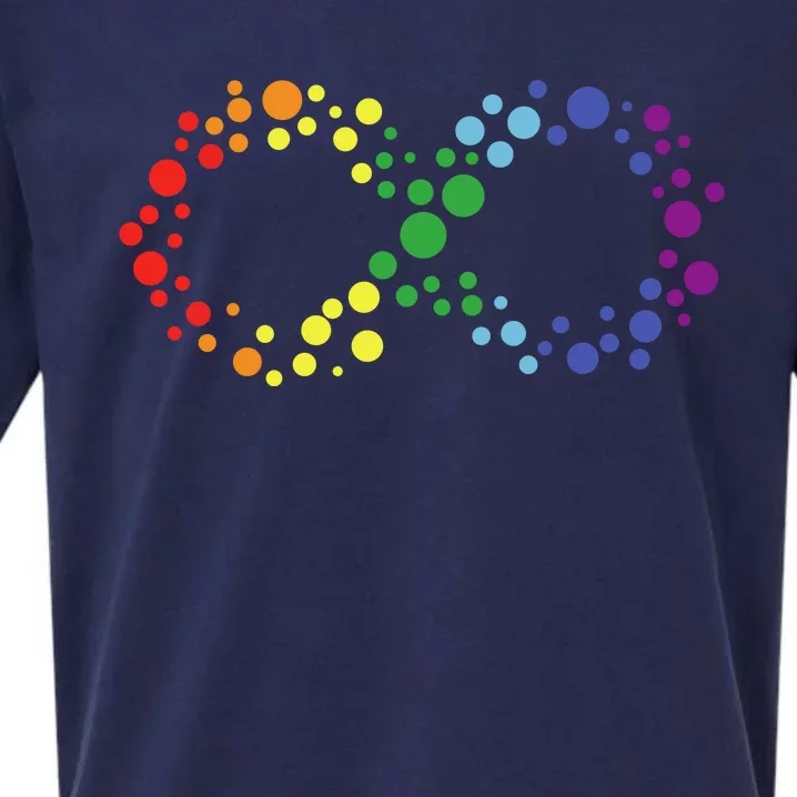 Autism Neurodiversity Awareness Symbol Sueded Cloud Jersey T-Shirt