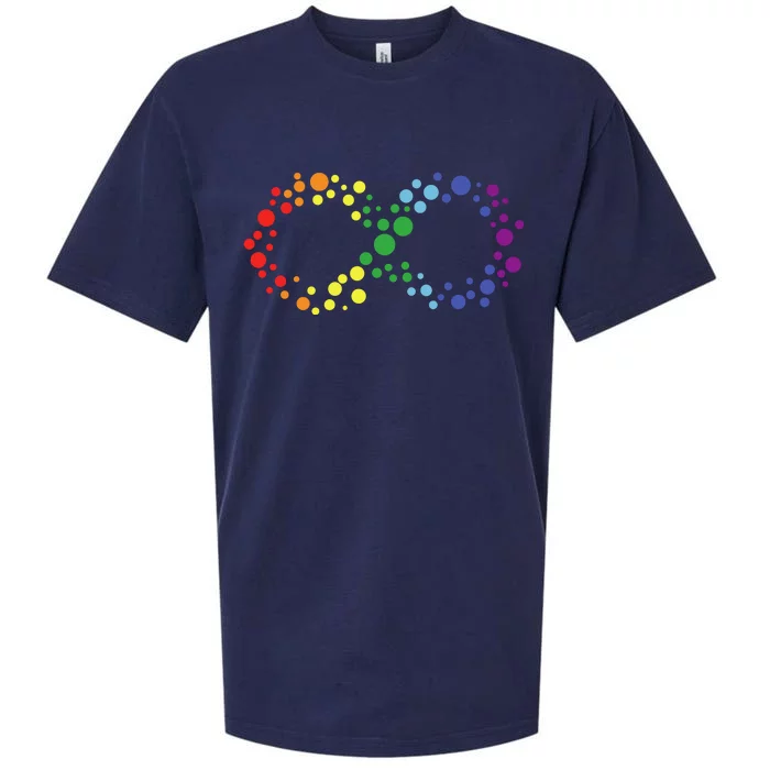 Autism Neurodiversity Awareness Symbol Sueded Cloud Jersey T-Shirt