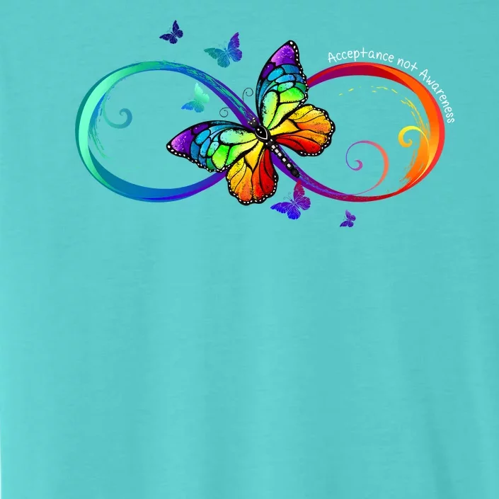 Acceptance Not Awareness Butterfly ChromaSoft Performance T-Shirt