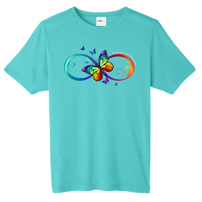 Acceptance Not Awareness Butterfly ChromaSoft Performance T-Shirt