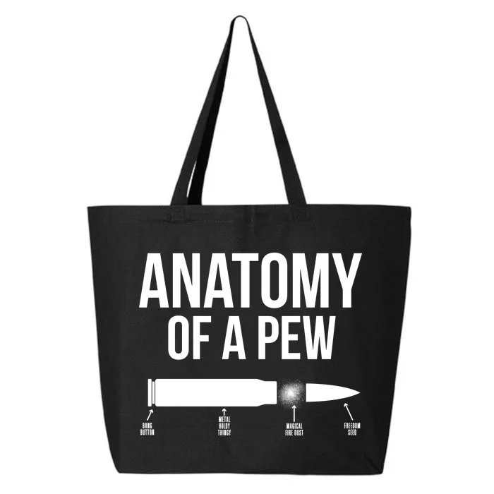 Anatomy Of A Pew Funny Bullet Pro Guns 25L Jumbo Tote