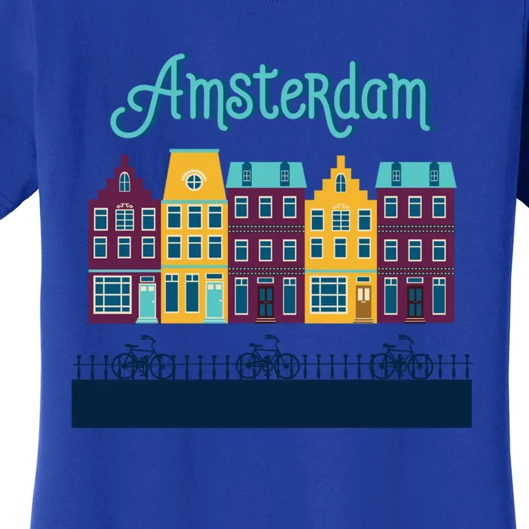 Amsterdam Netherlands Bicycle Europe Funny Gift Women's T-Shirt